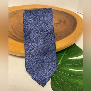 Pronto UOMO 100% Silk Paisley Print Tie